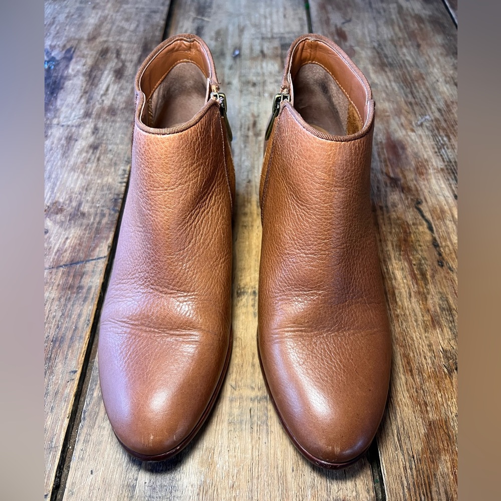 Sam Edelman | Womens Petty Saddle Leather Ankle Boots | 7.5 | EUC